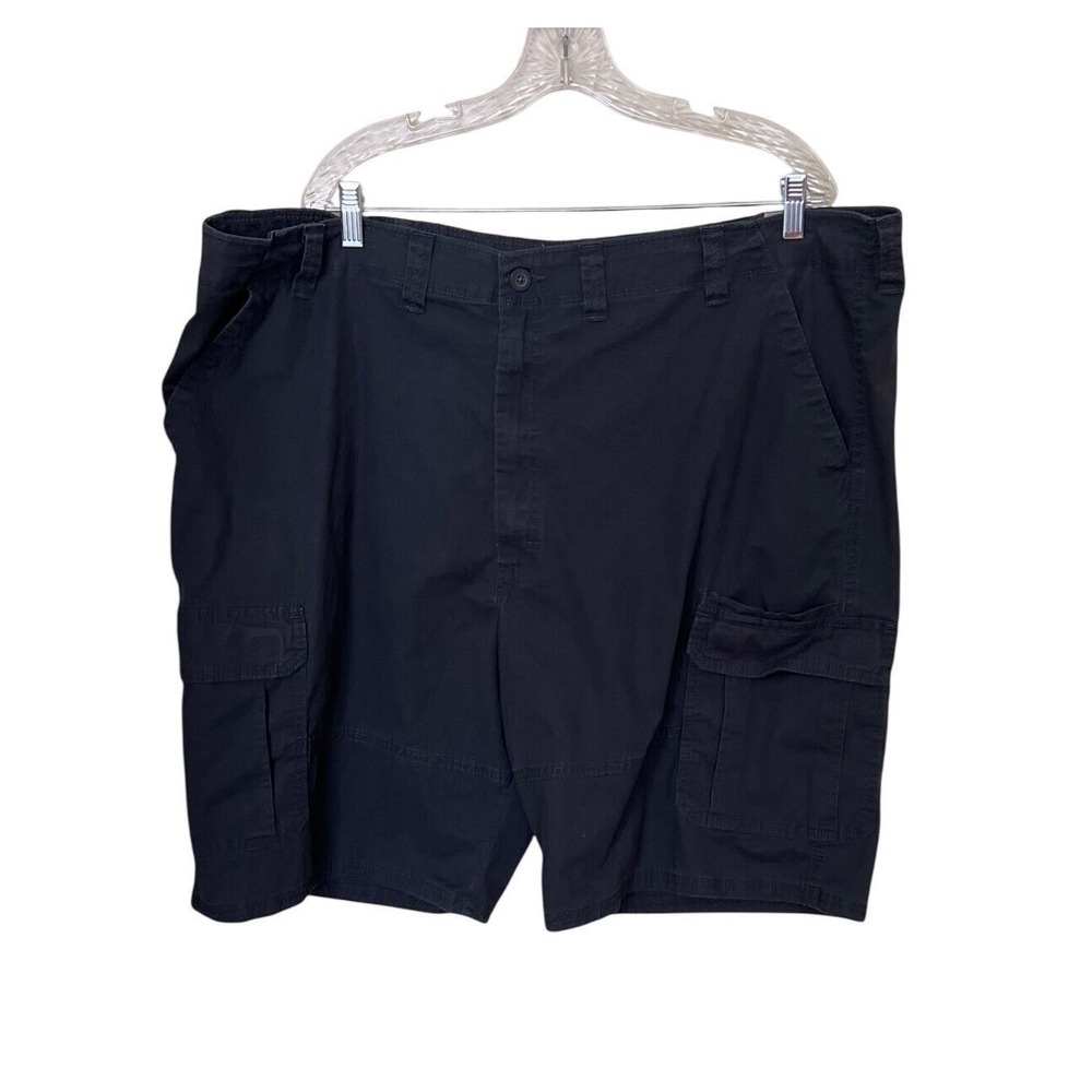 Wrangler Authentics Mens Cargo Ripstop Shorts Size 48 Gray Outdoors Hiking Gorpc